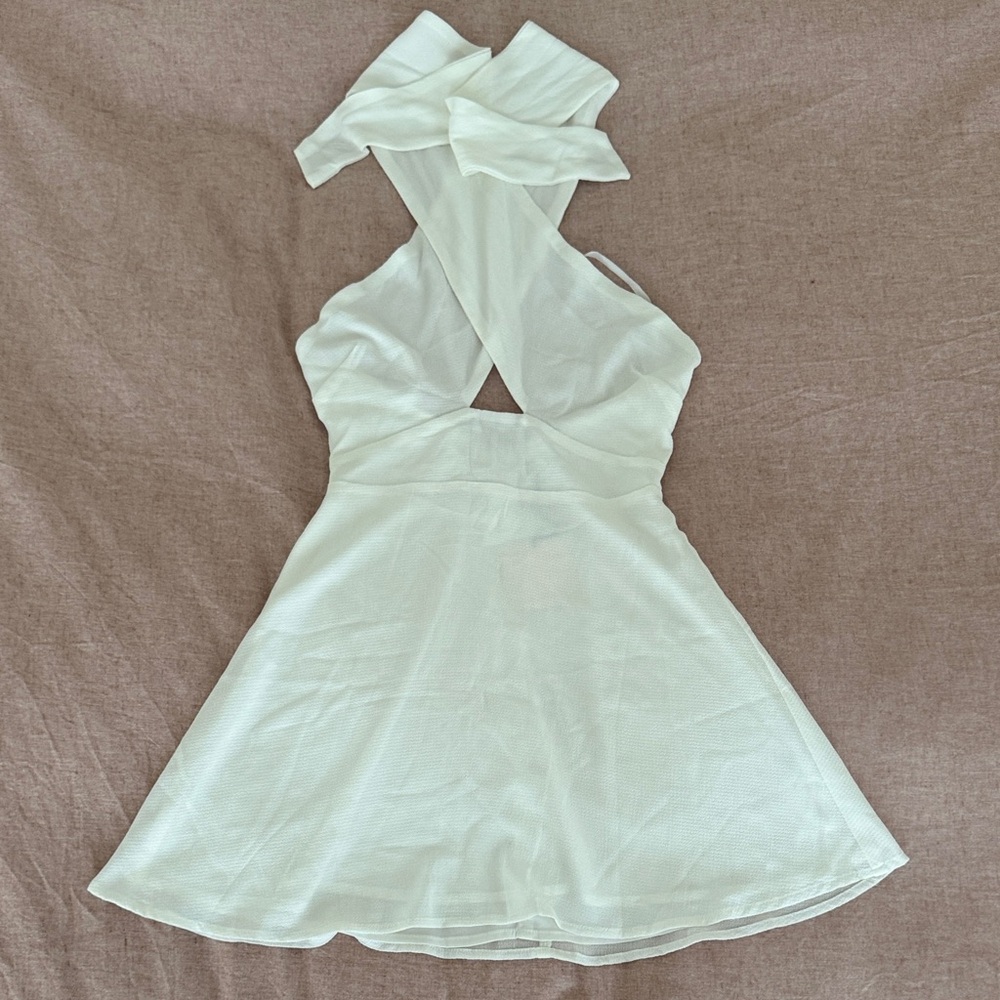 superdown New White Mini Dress